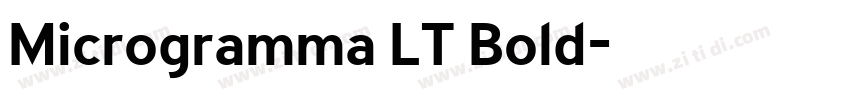 Microgramma LT Bold字体转换